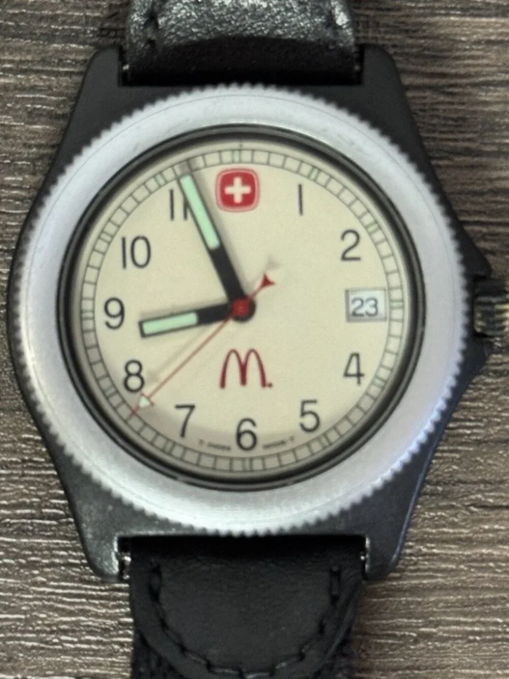 Rare Swiss McDonald's Executive Field Watch